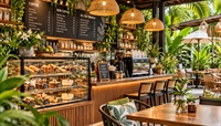 cafe restaurant at busy - 1