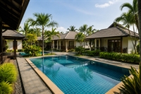 bungalow resort with pool - 1
